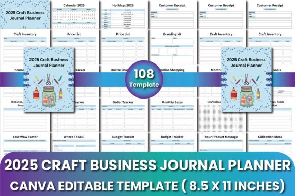 2025 Craft Business Journal Planner: Your Ultimate Tool for Creative Success