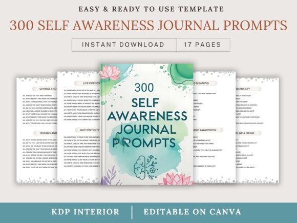 300 Self Awareness Journal Prompts: A Powerful Tool for Personal Growth