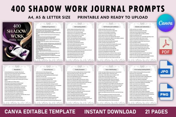 400 Shadow Work Journal Prompts