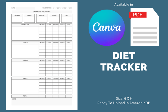 Diet Tracker - KDP Template: A Strategic Tool for Business Growth