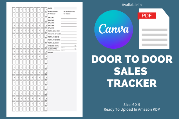 Door to Door Sales Tracker KDP Template: A Practical Tool for Business Growth