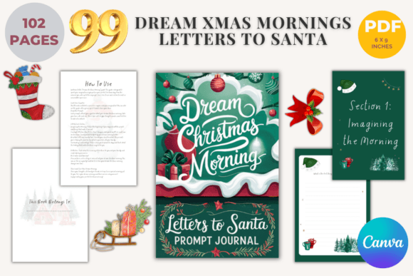 Dream Letters to Santa Prompt Journal