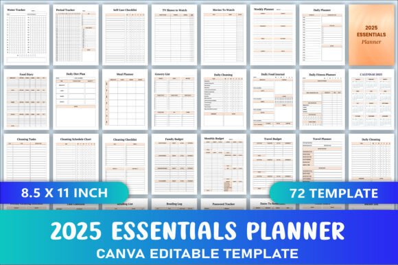 Editable 2025 Essentials Planner: A Comprehensive Tool for Modern Organization