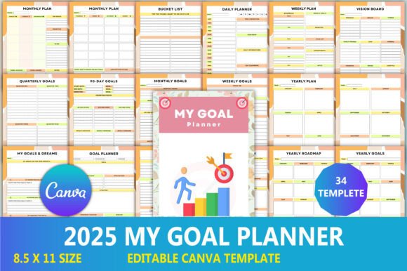 Editable 2025 My Goal Planner Interior: A Comprehensive Guide to Organizing Your Year