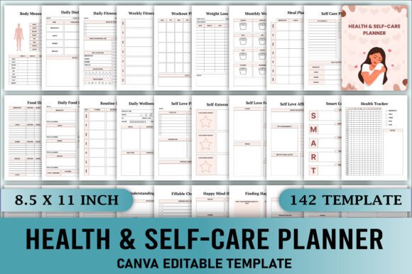 Editable Health Self-Care Planner: A Practical Tool for Better Wellness