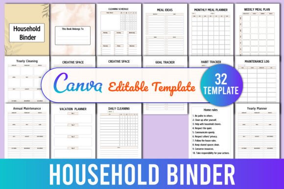 Editable Household Binder KDP: A Comprehensive Tool for Organized Living
