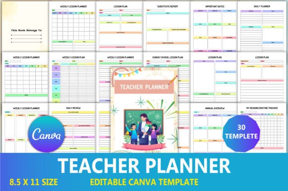 Editable Teacher Planner Interior: A Comprehensive Overview