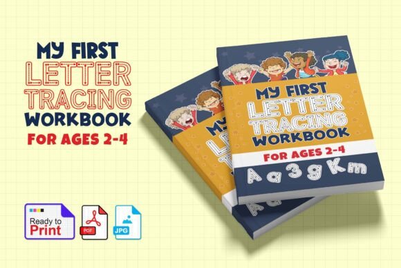 Letter Tracing Workbook for Ages 2-4