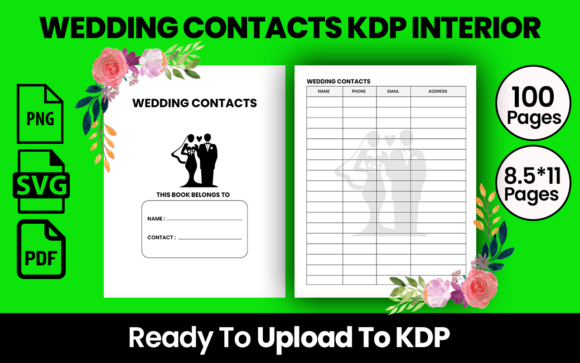 Wedding Contacts KDP Interior: A Versatile Resource for Your Business