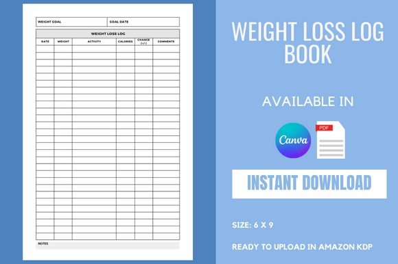 Weight Loss Log Book: A Powerful Tool for Your KDP Business